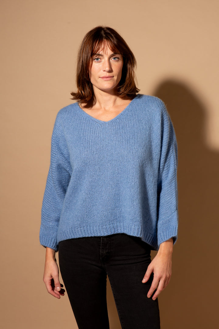Mohair V-Neck Jumper