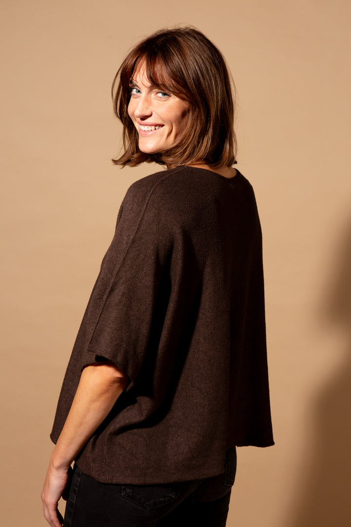 3/4 Sleeve Batwing Jumper