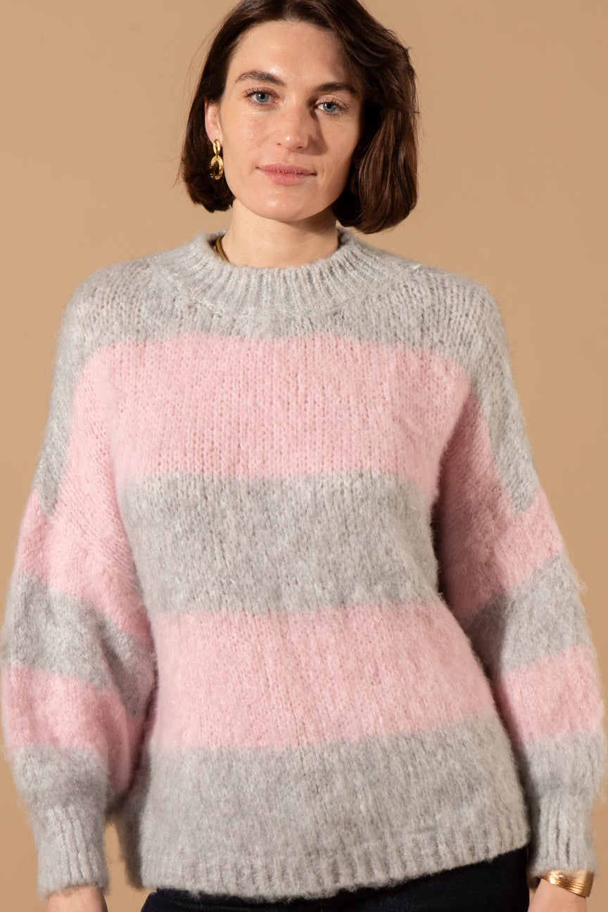 Wool Blend Striped Jumper