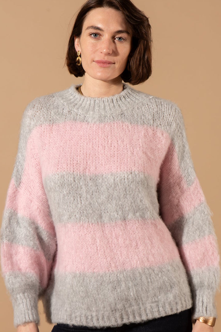Wool Blend Striped Jumper