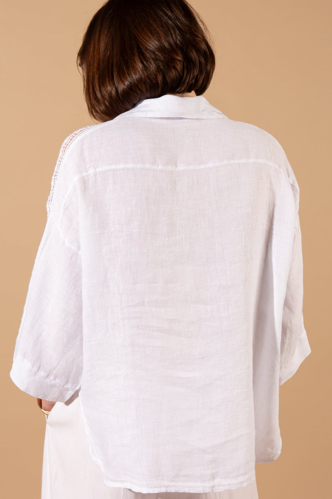 Embroidery Sleeve Shirt