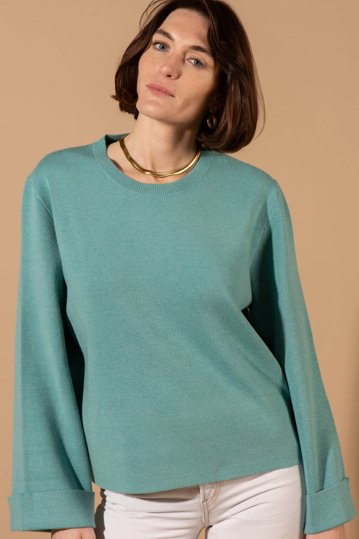 Cashmere Feel Bell Sleeve Jumper