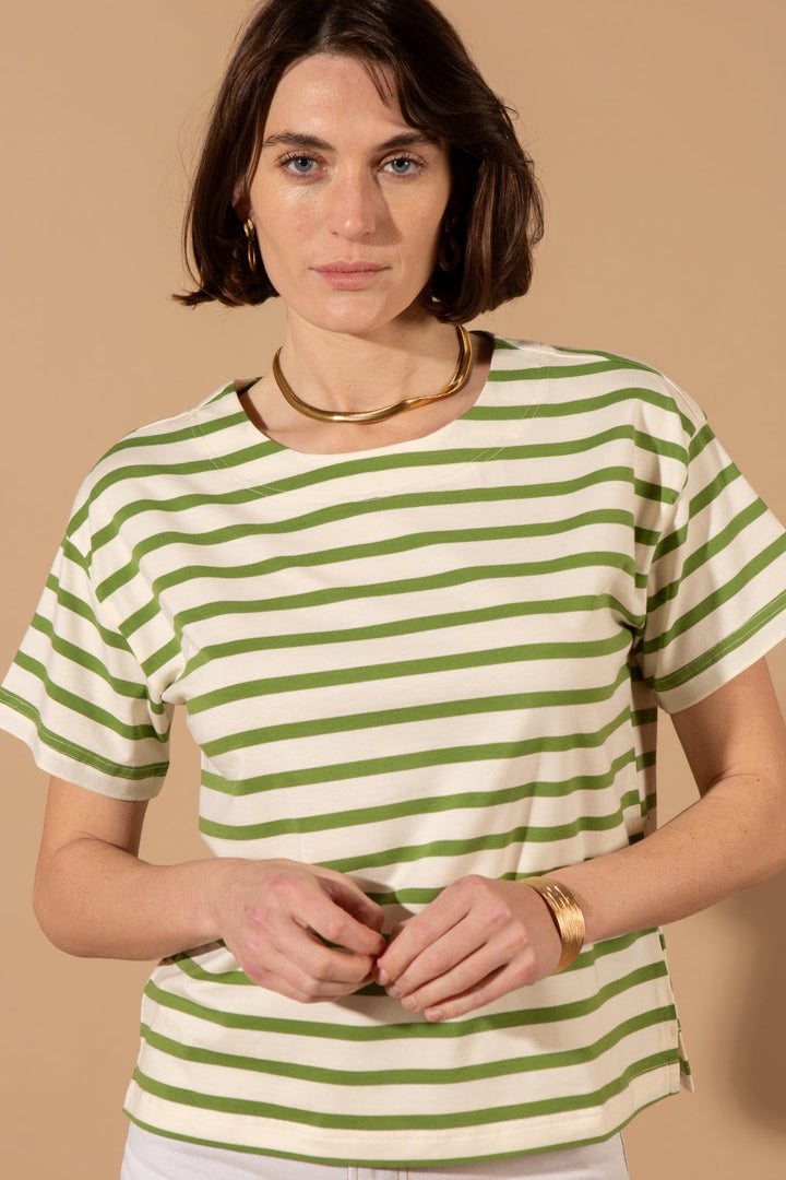 Boxy Striped T-Shirt