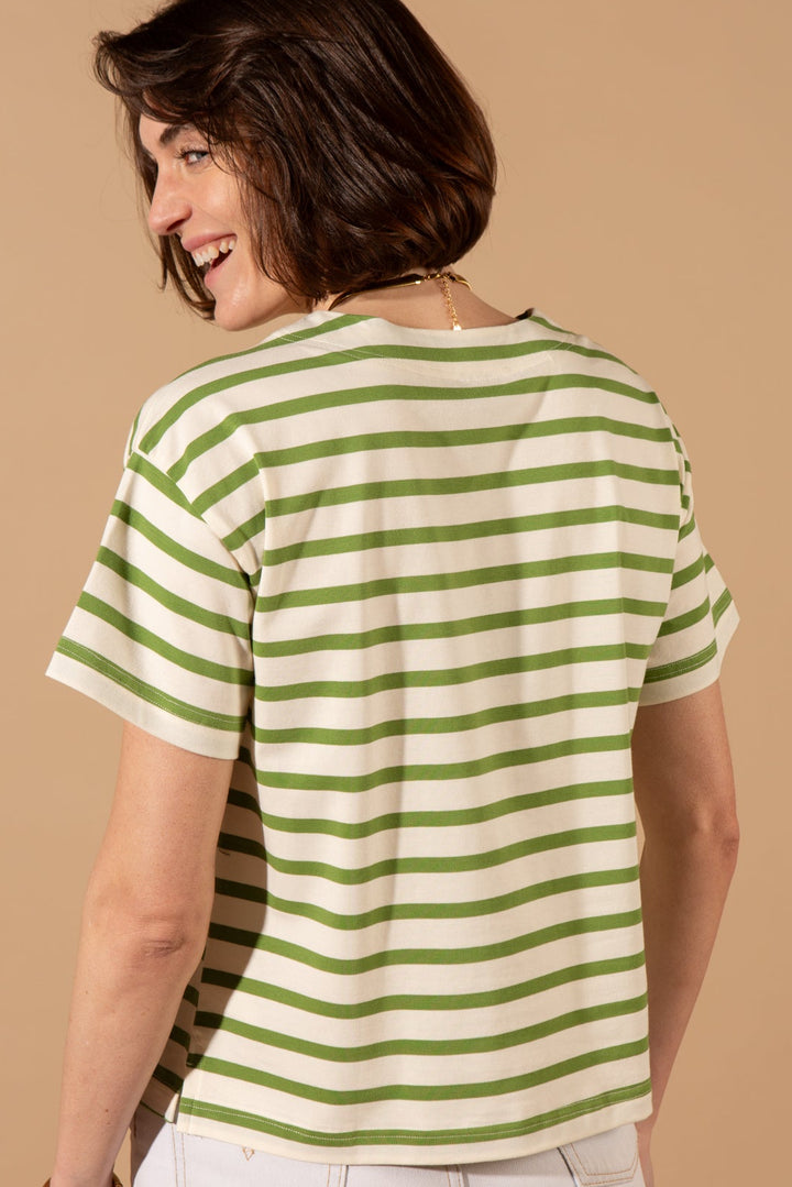 Boxy Striped T-Shirt