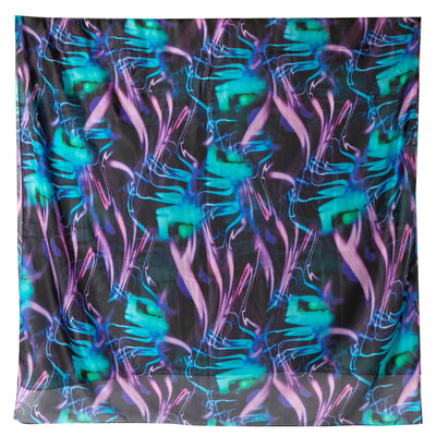 The Neon Lights silk scarf which makes a great present for someone special