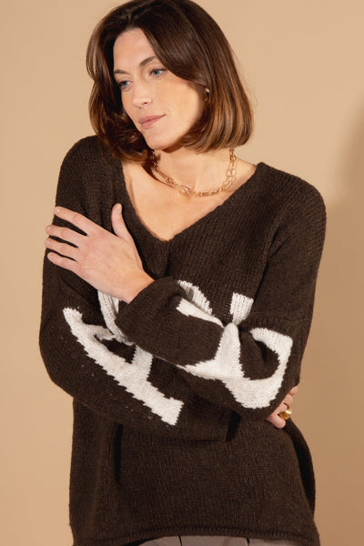 Oversized Amour Jumper