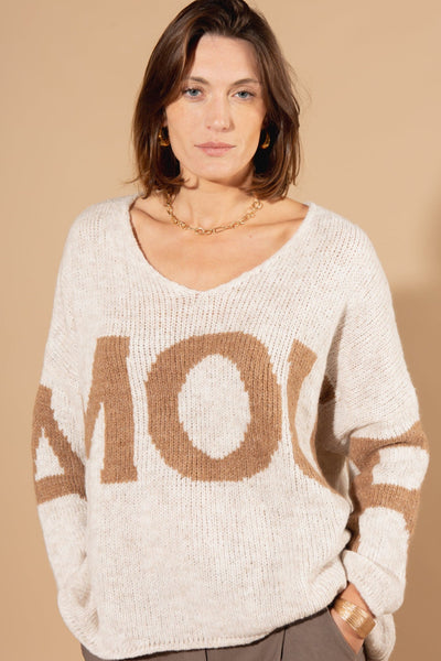 Oversized Amour Jumper