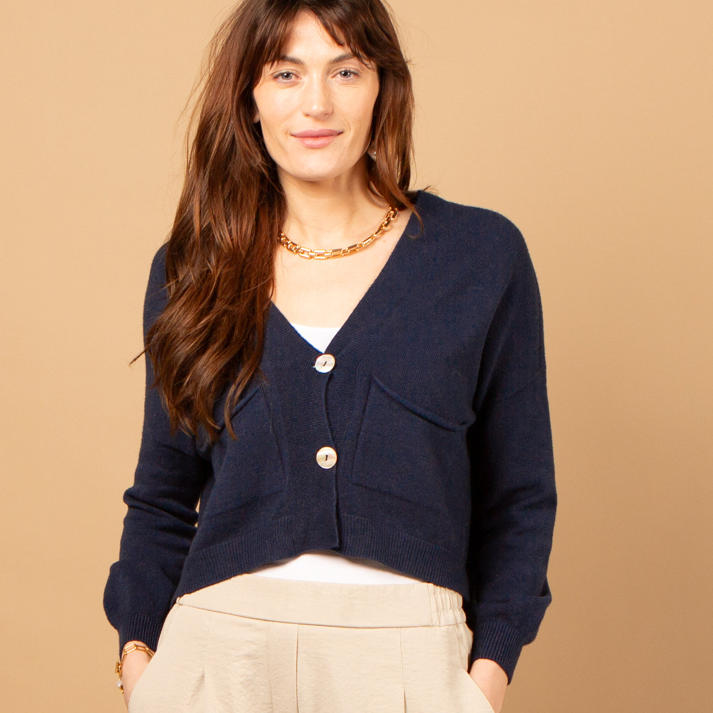 Pearl Button Cardigan