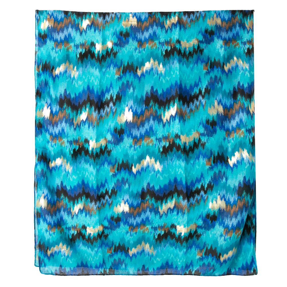 The Phoenix Scarf in royal blue made from 100% viscose and perfect for adding colour to any winter outfit 