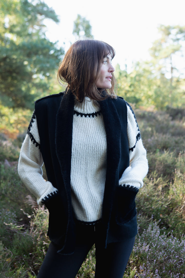 Plain Faux Fur Gilet