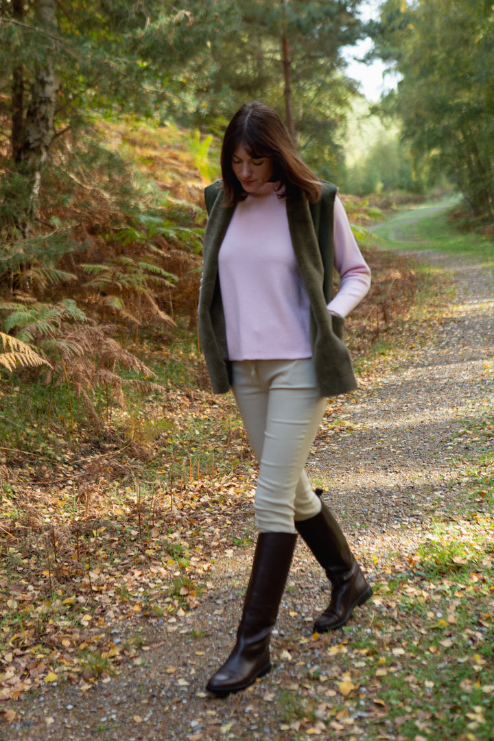 Plain Faux Fur Gilet