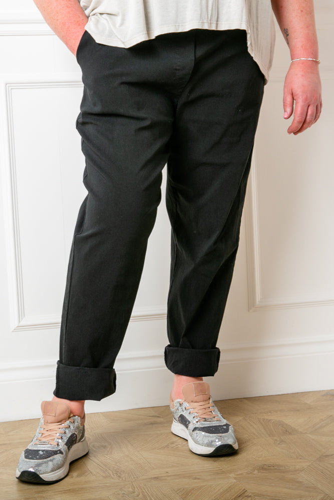 Plus Size Stretch Trousers