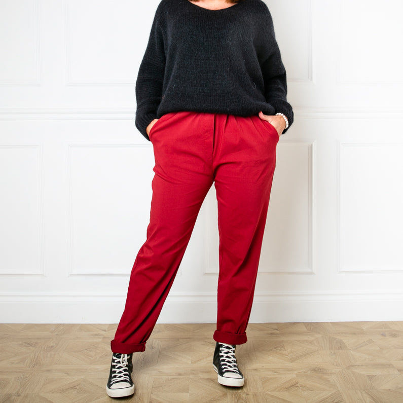 https://tilleyandgrace.co.uk/cdn/shop/files/Plus-Size-Stretch-Trousers-rich-red-womenswear_1400x.jpg?v=1705658650