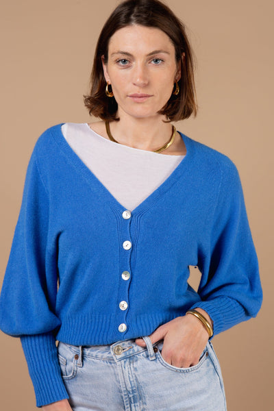 Puff Sleeve Cardigan