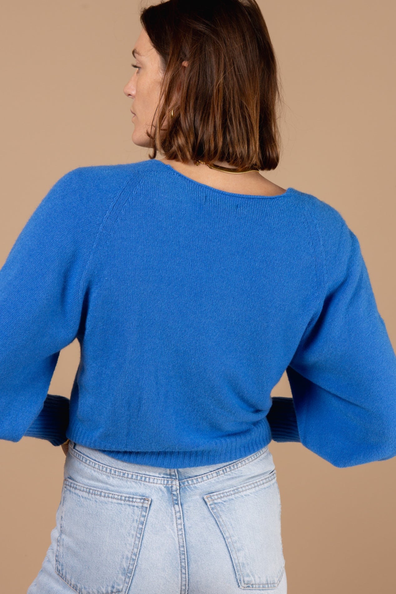 Puff Sleeve Cardigan