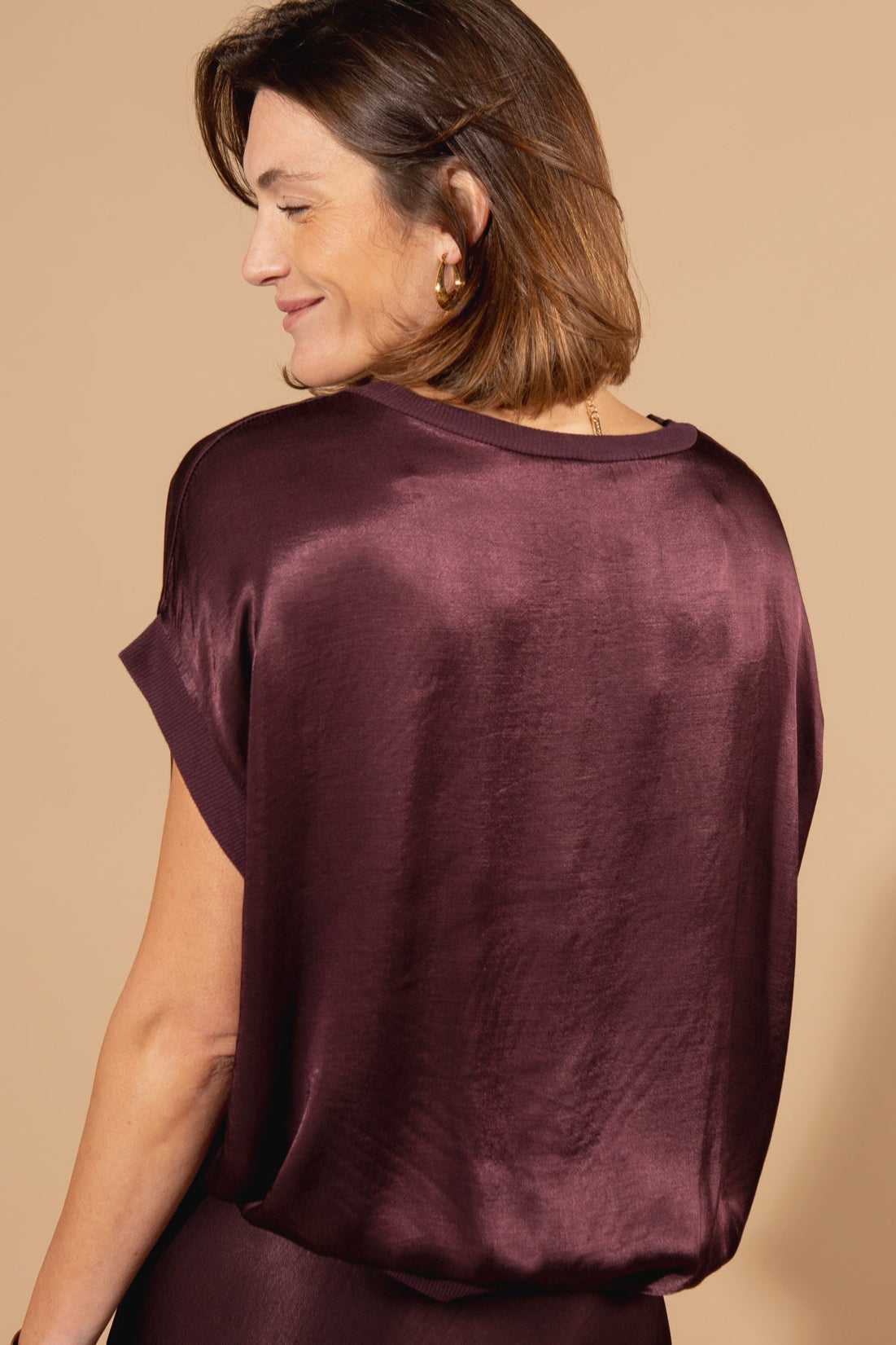 Satin T-Shirt