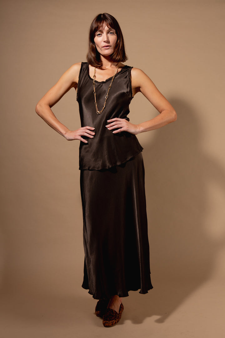Satin Slip Skirt
