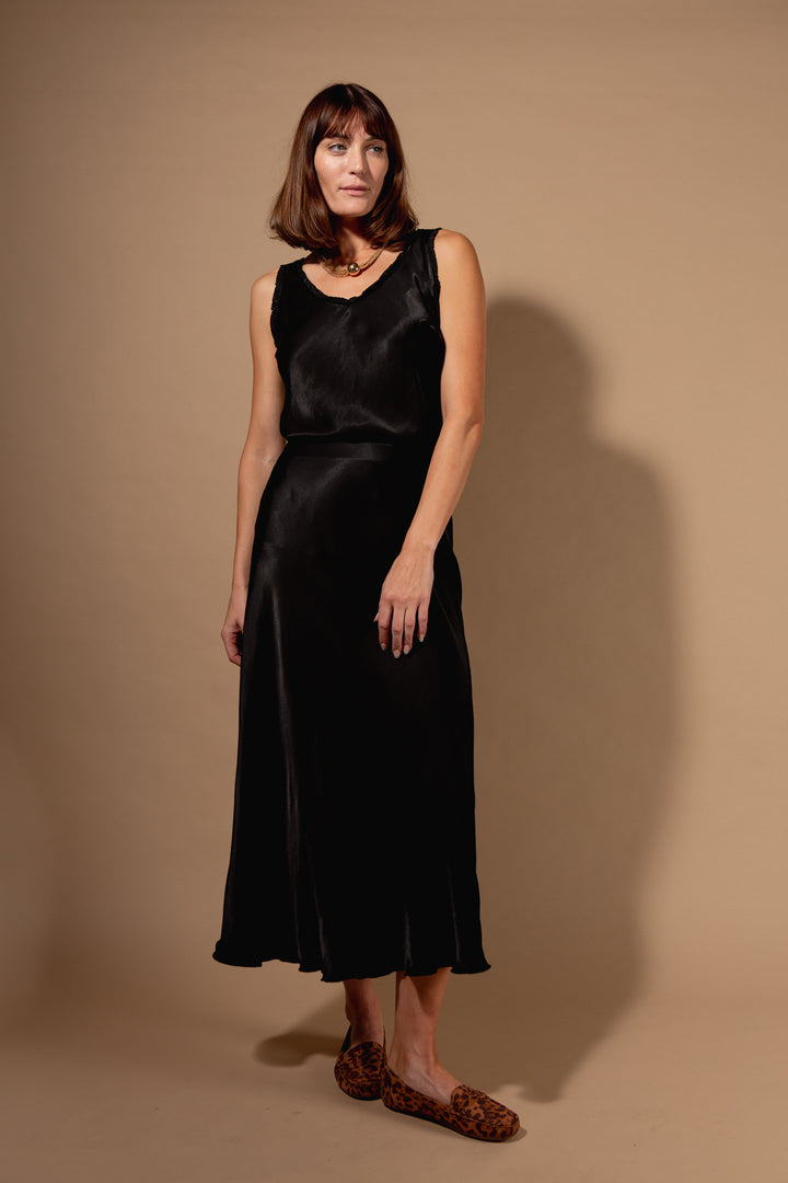Satin Slip Skirt