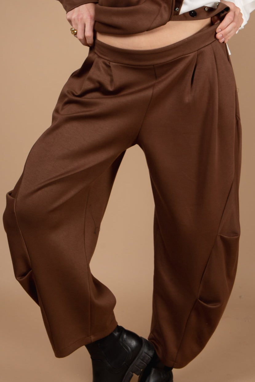 Leg Detail Oversized Trousers