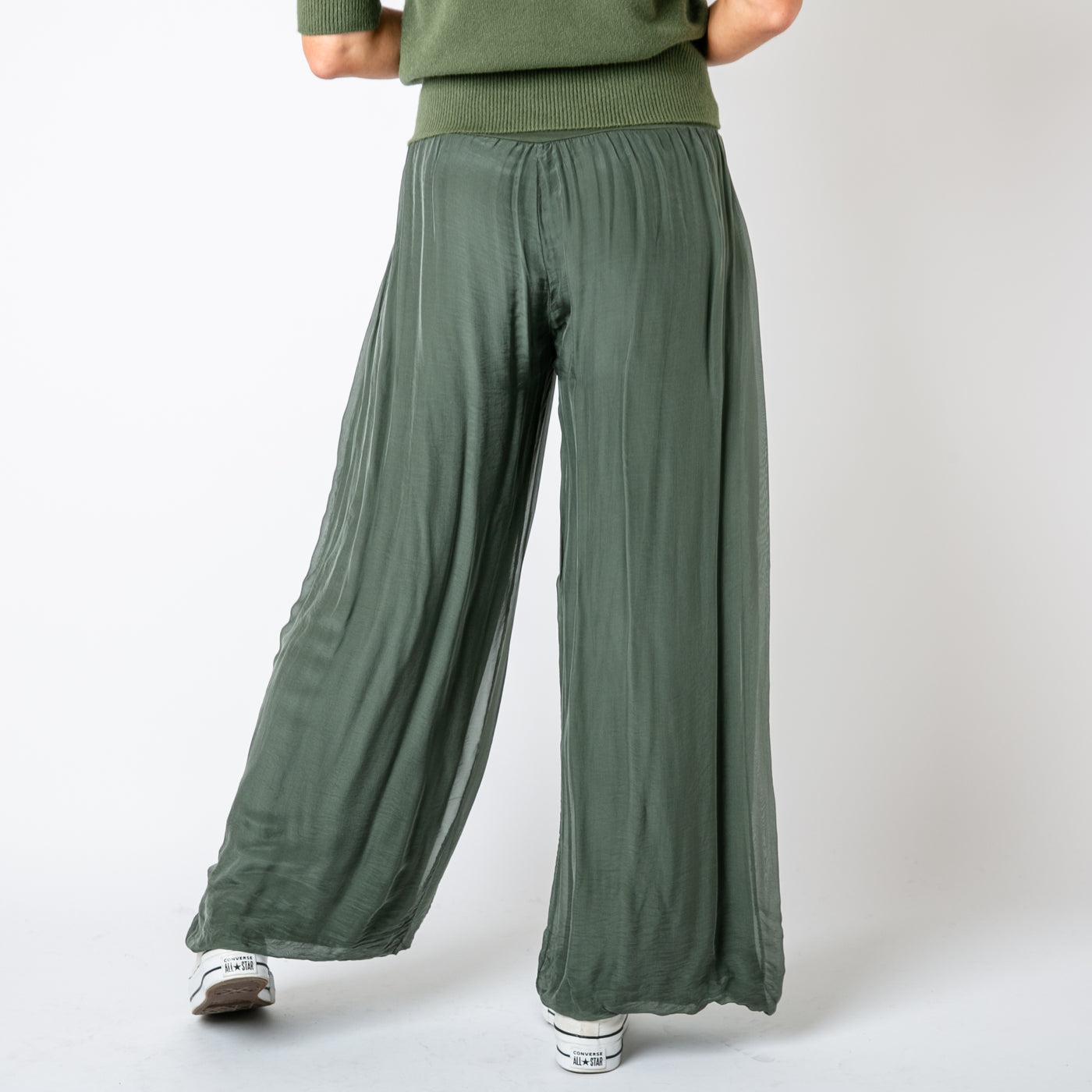 Silk Blend Trousers