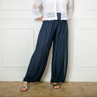 Silk Blend Trousers