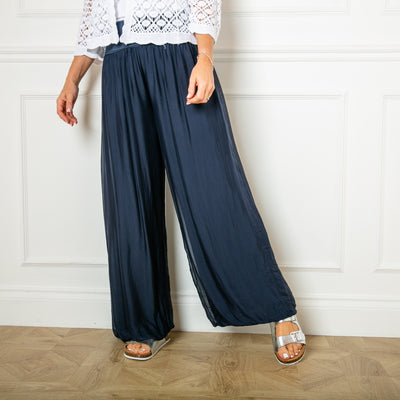 Silk Blend Trousers