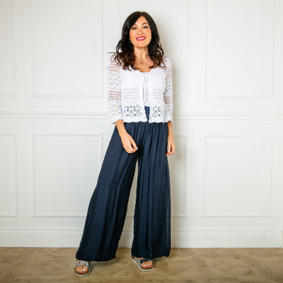 Silk Blend Trousers