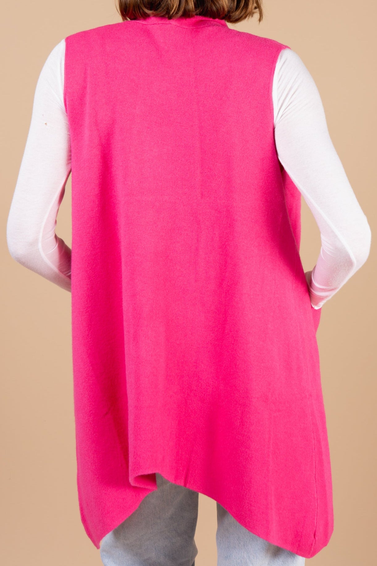 Sleeveless Knitted Jacket