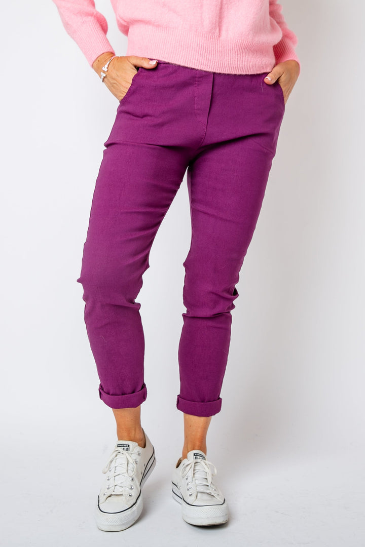 Slim Fit Stretch Trousers