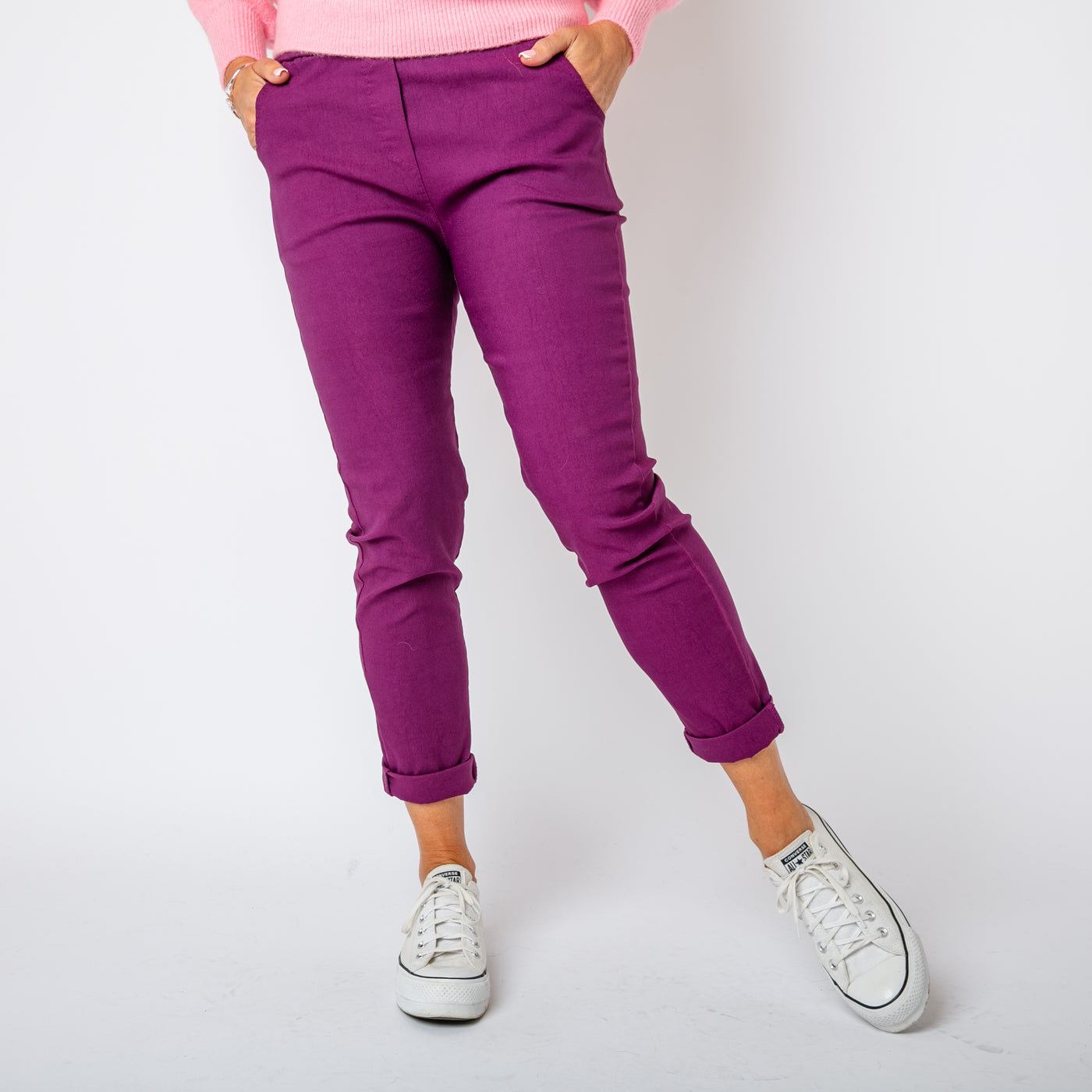 Slim Fit Stretch Trousers