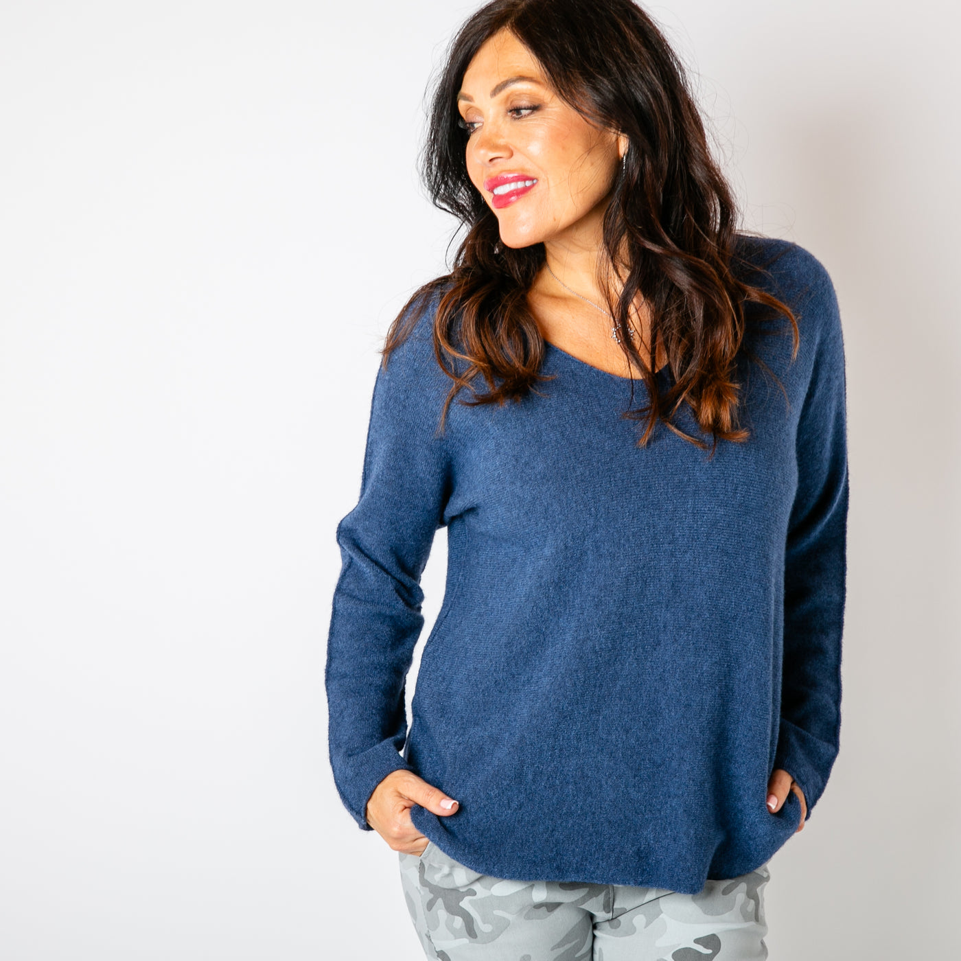 Soft V-Neck Jumper