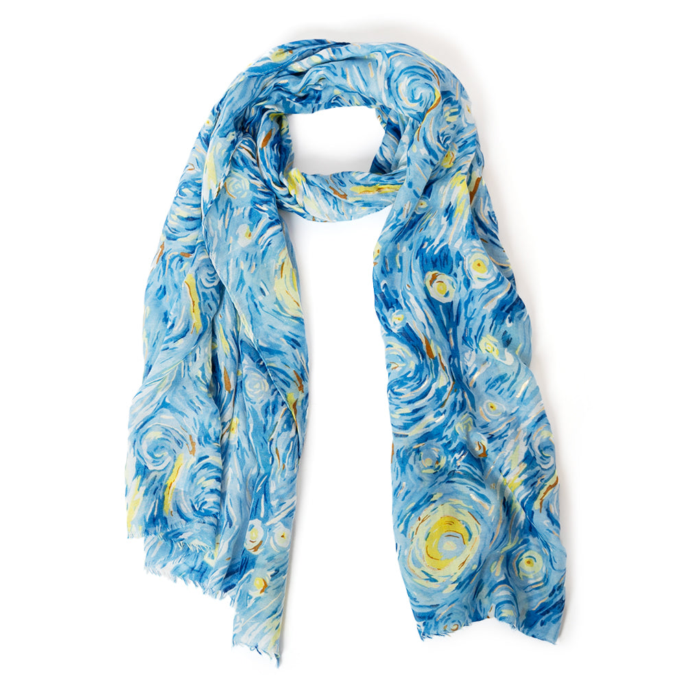 The Starry Night Scarf which is perfect for finishing off an outfit and makes a great gift present for someone special