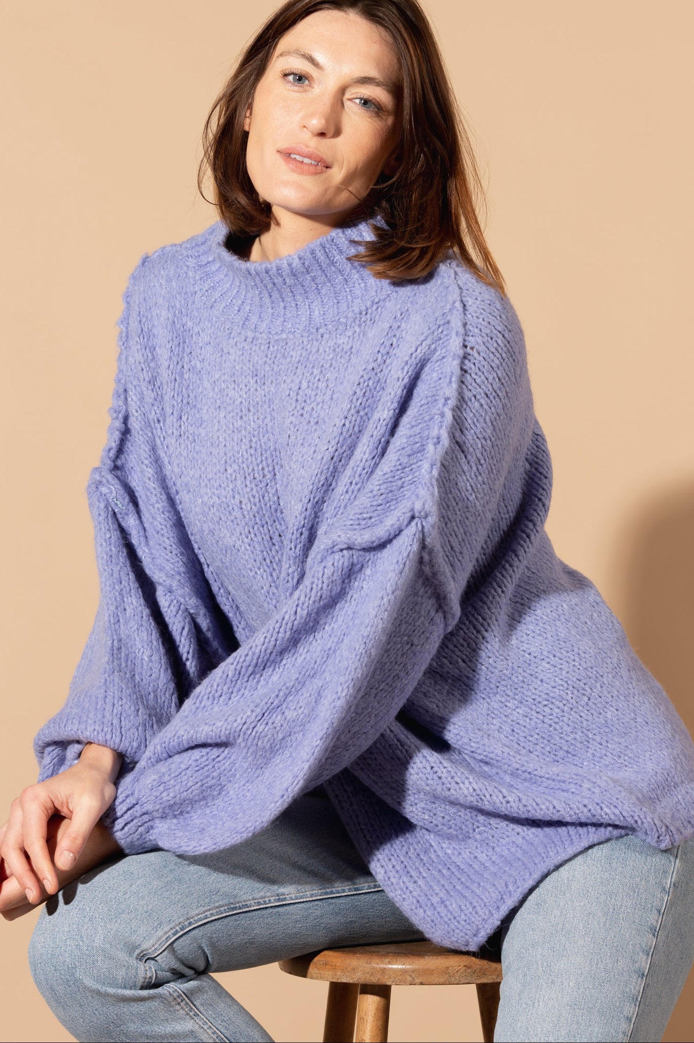 Drop Sleeve Oversized Jumper