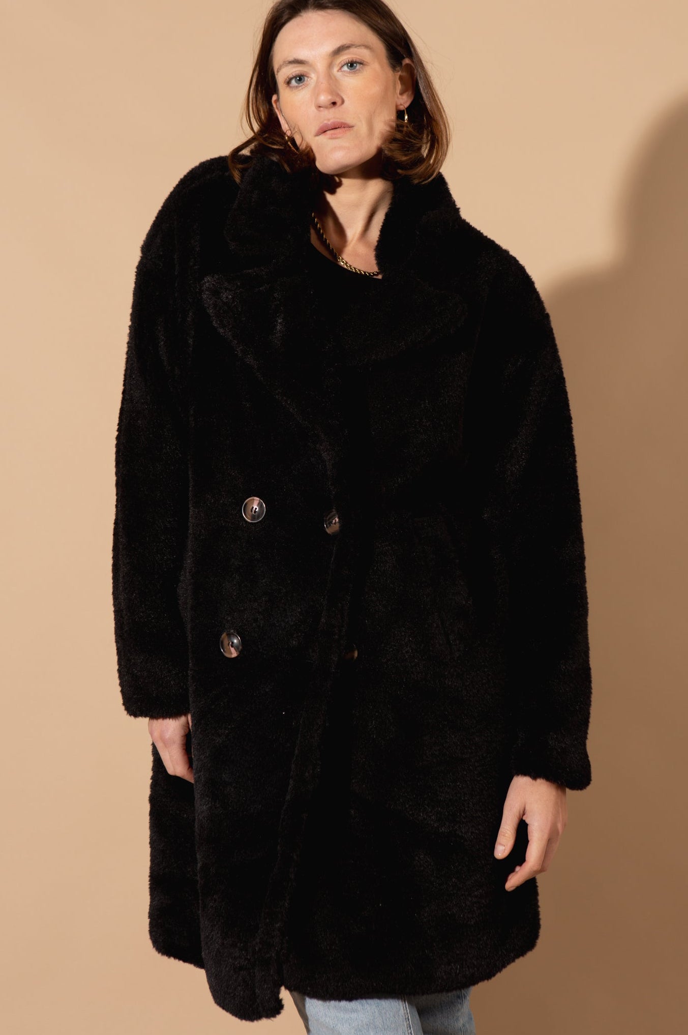 Faux Fur Coat