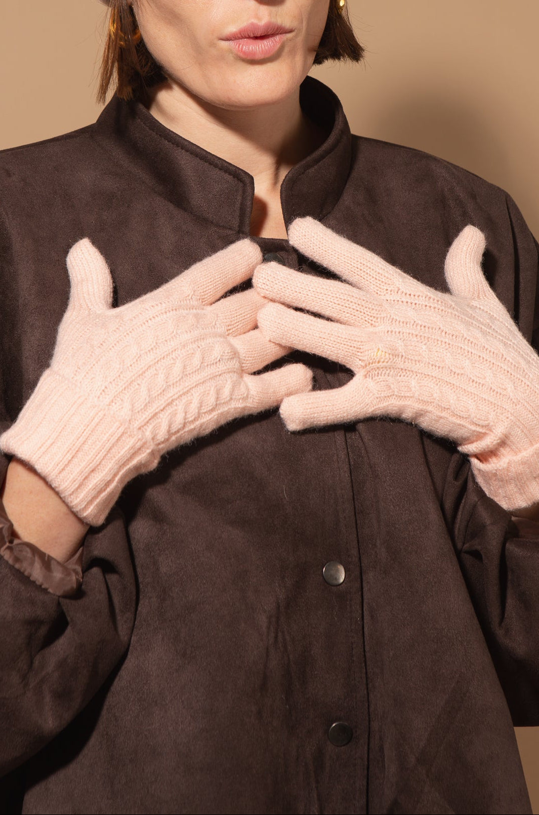 Maddie Cable Knit Gloves