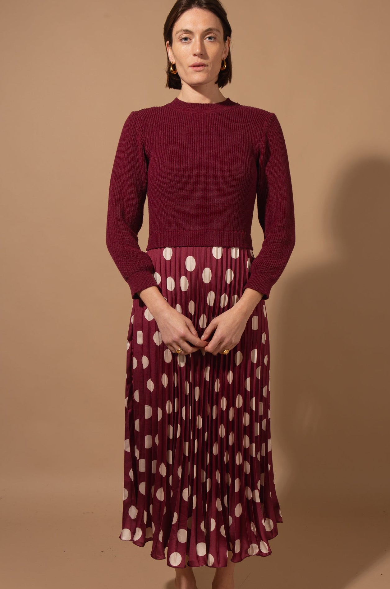 Polka Dot Jumper Dress