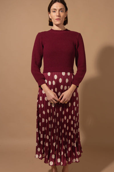 Polka Dot Jumper Dress