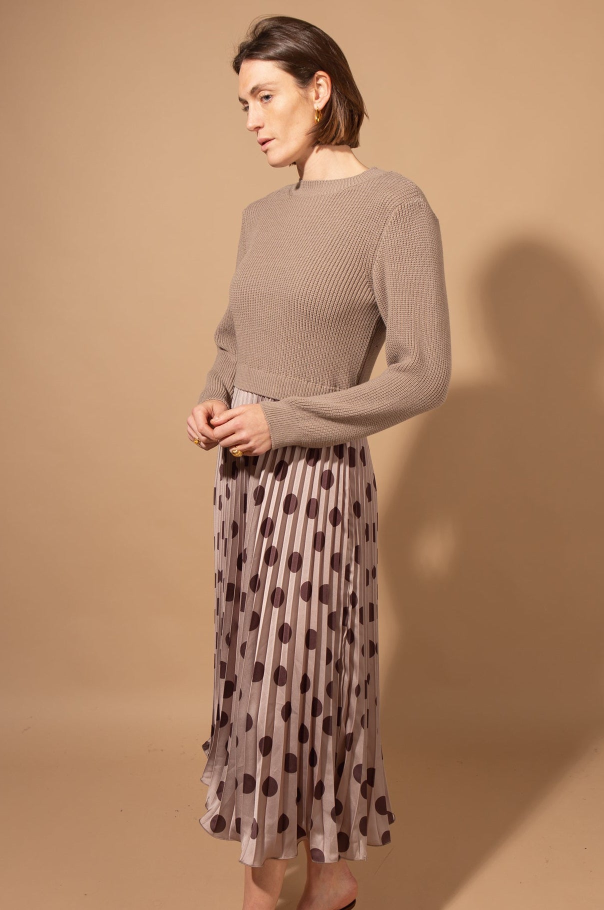 Polka Dot Jumper Dress