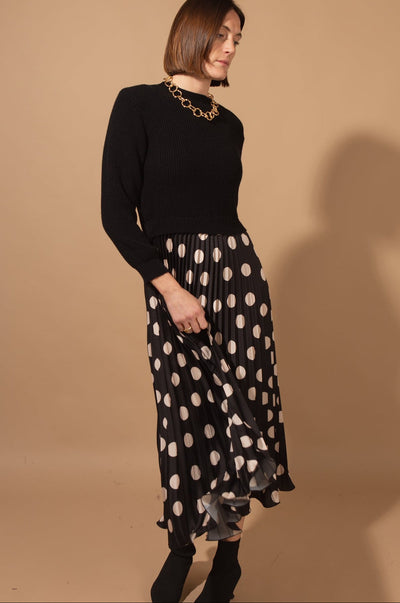 Polka Dot Jumper Dress