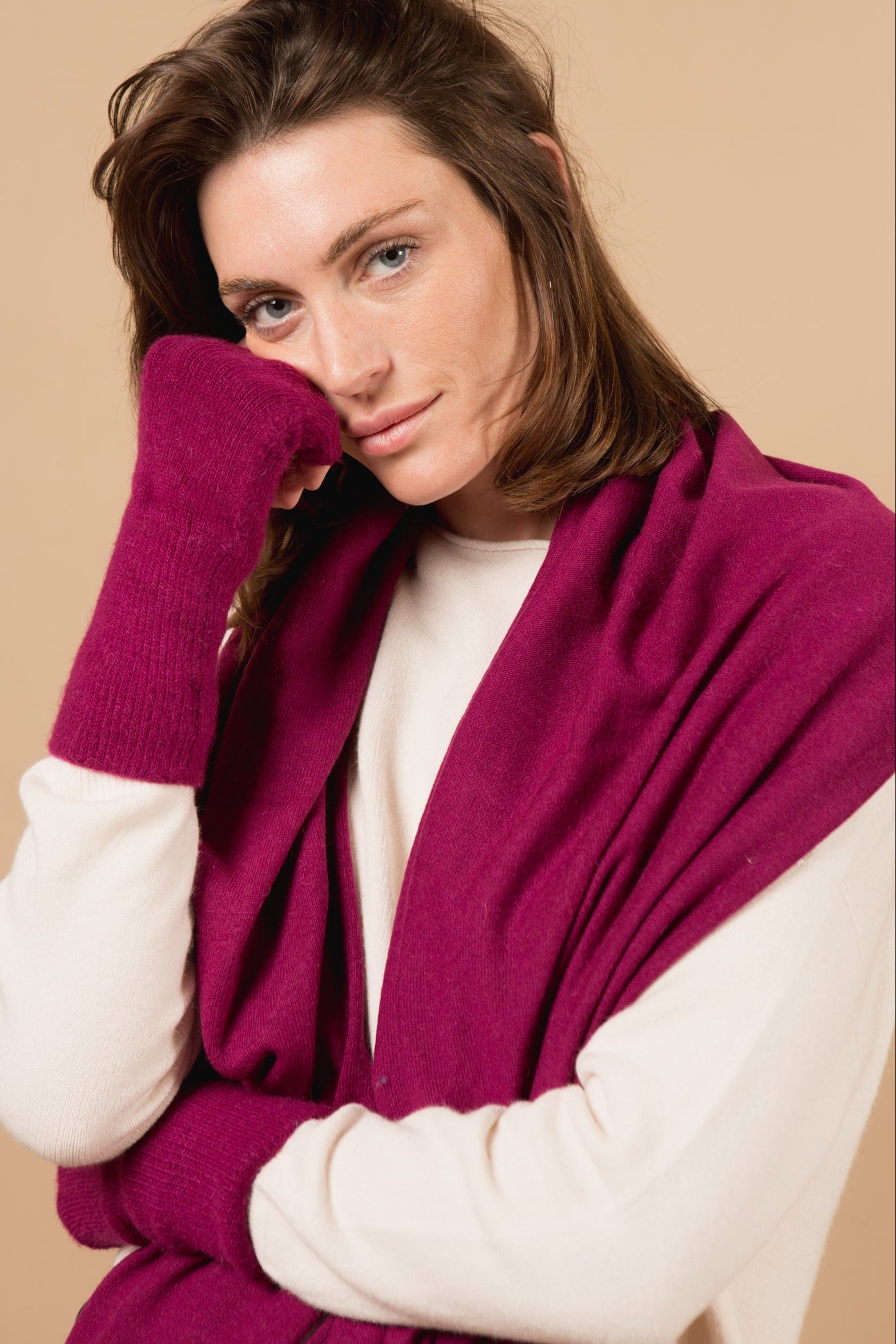 Eliza Cashmere-Mix Scarf