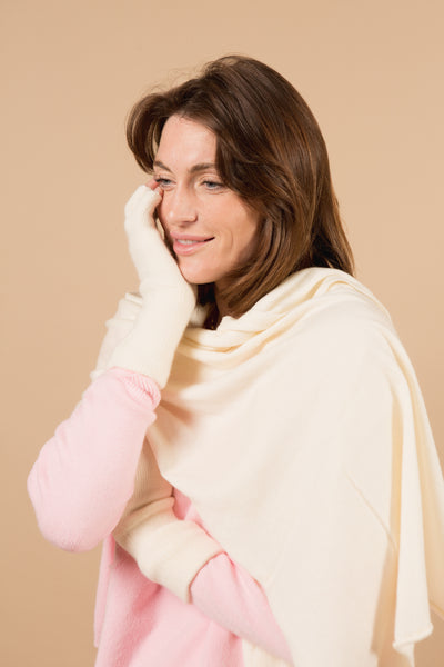 Eliza Cashmere-Mix Fingerless Gloves