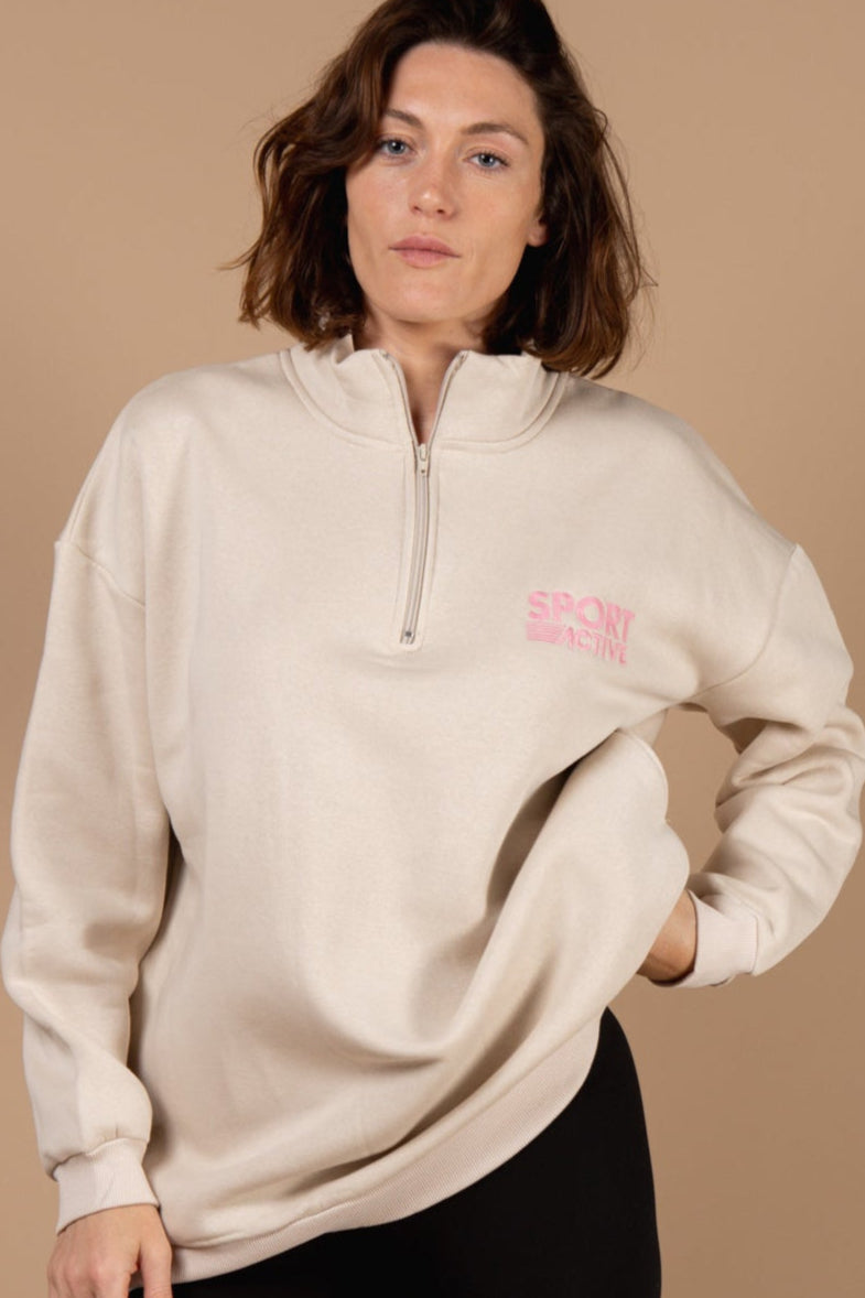 Brooklyn Zip Sweatshirt