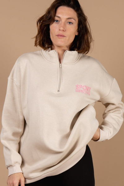 Brooklyn Zip Sweatshirt