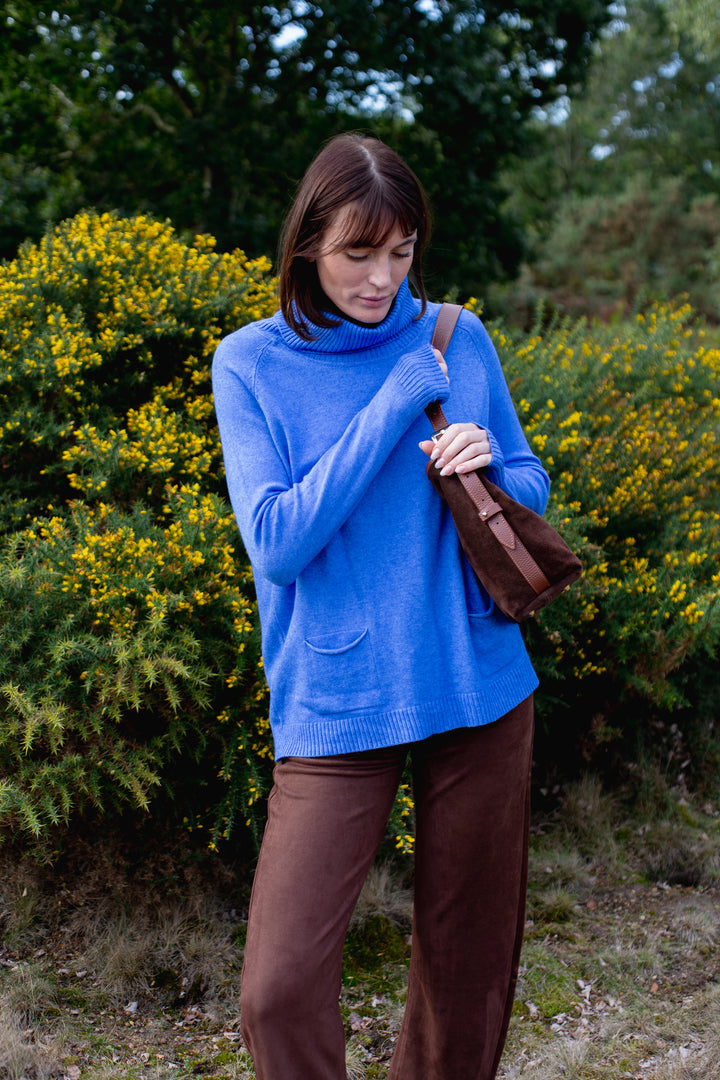 Two Pocket Roll Neck Jumper