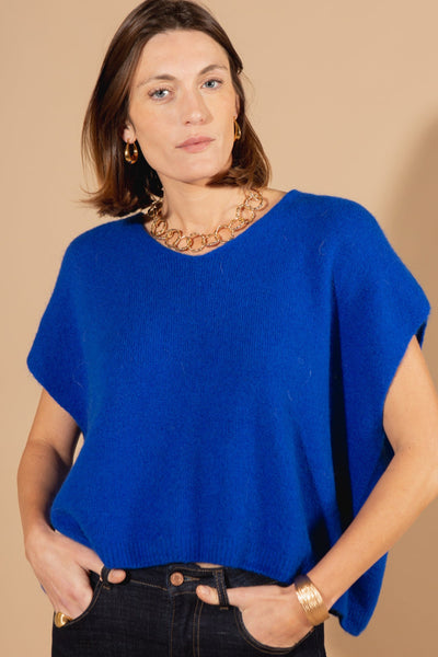 V-Neck Sleeveless Jumper