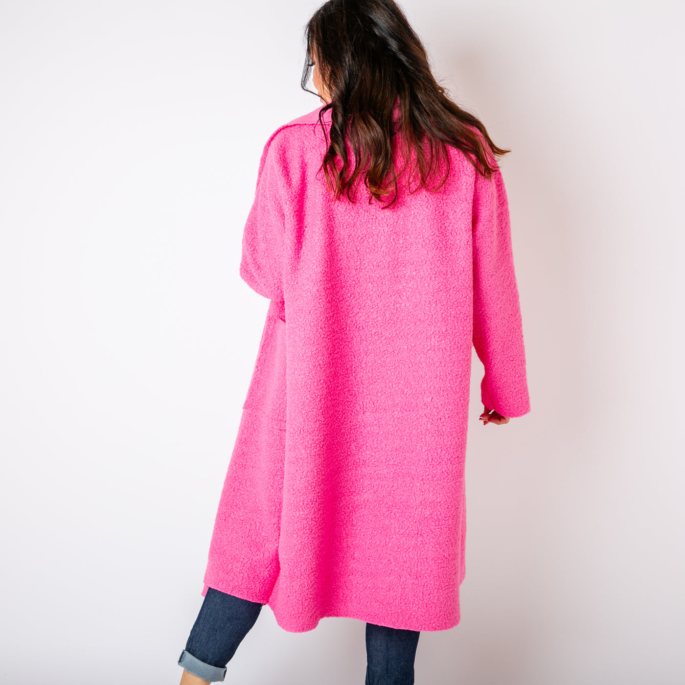 Waterfall Roll Sleeve Coat