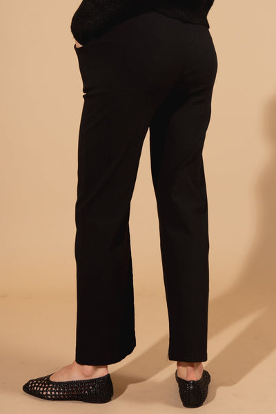 Wide Leg Stretch Trousers