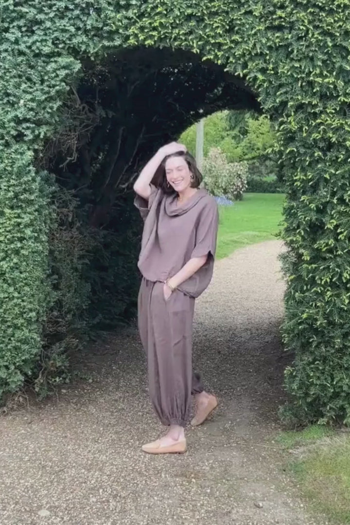 Linen Cuff Trousers