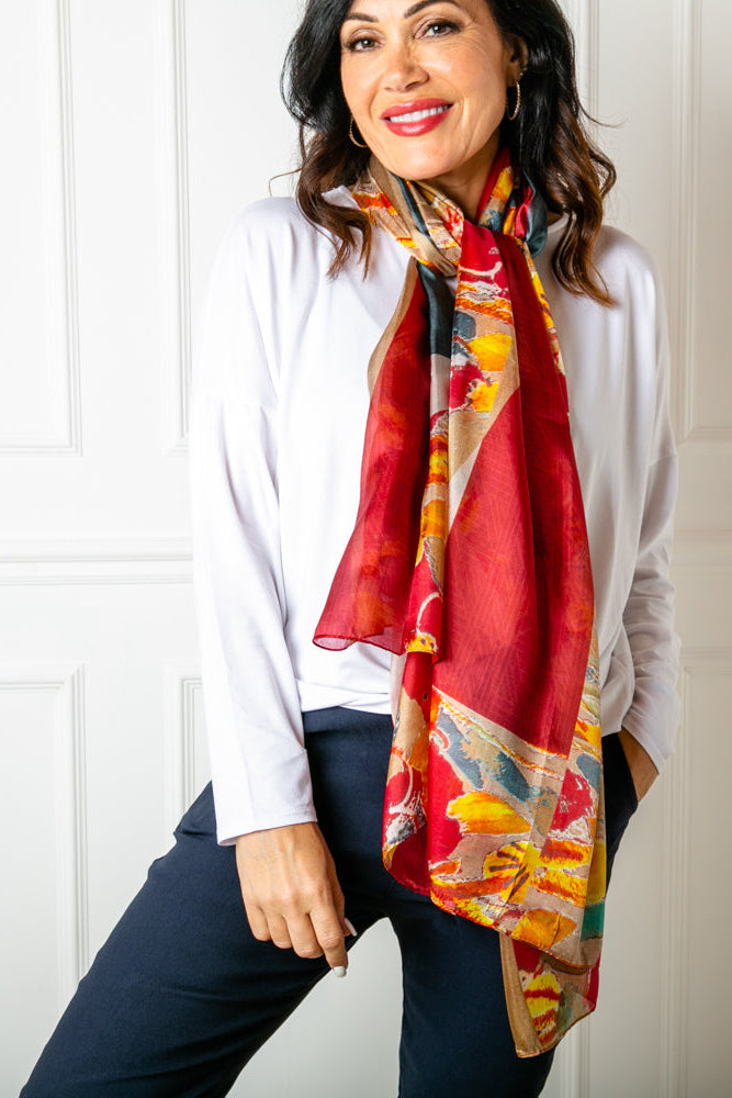 Fruit Bowl Silk Scarf