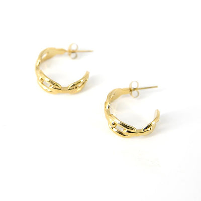 Kaia-womens-small-hoop-earrings-chunky-chain-design-jewellery-gold